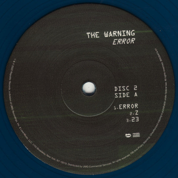 The Warning : Error (LP, Album, Whi + LP, Album, Blu + Album)