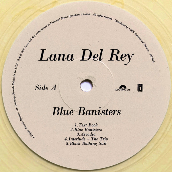 Lana Del Rey : Blue Banisters (2xLP, Album, RE, RP, Yel)
