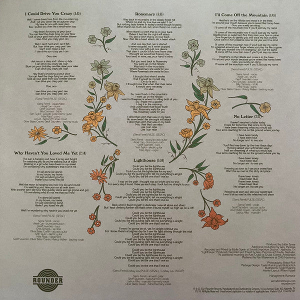 Sierra Ferrell : Trail Of Flowers (LP, Album, Ltd, Lim)