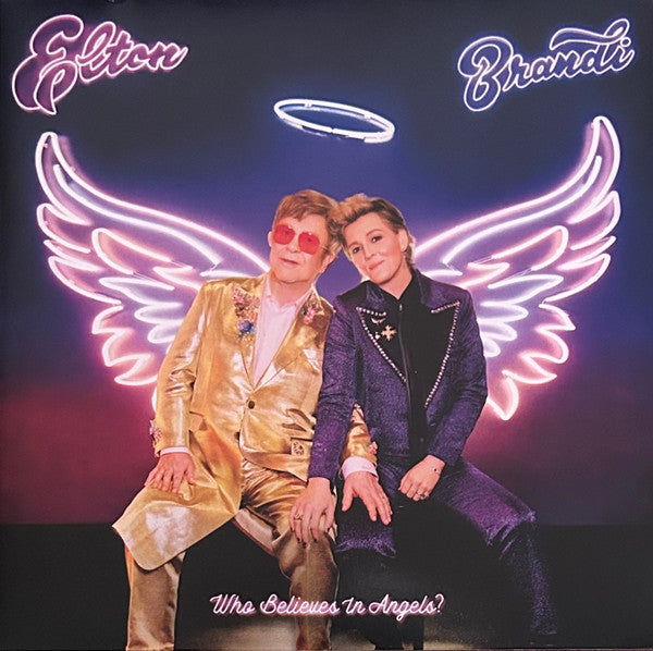 Elton John & Brandi Carlile : Who Believes In Angels? (LP, Album, Ltd, Pur)