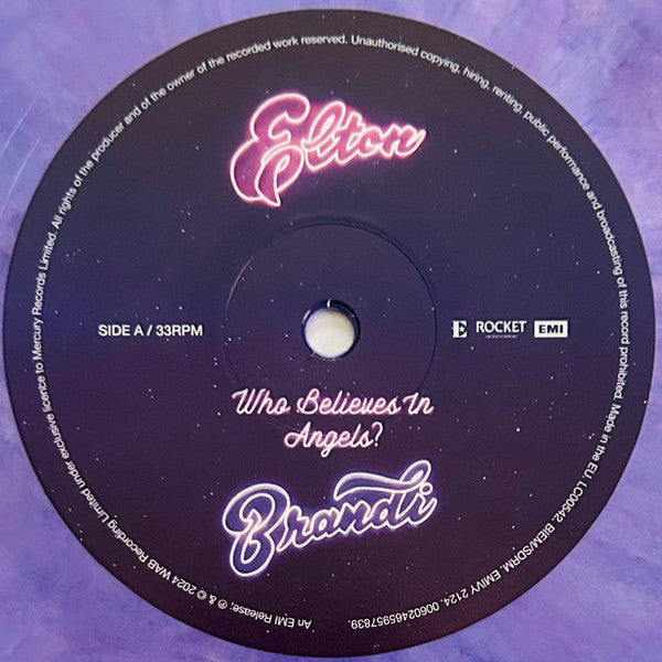 Elton John & Brandi Carlile : Who Believes In Angels? (LP, Album, Ltd, Pur)