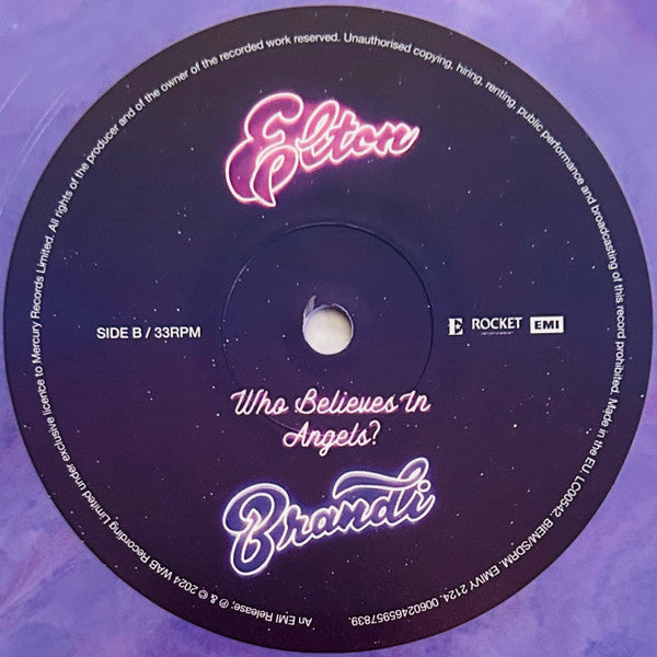Elton John & Brandi Carlile : Who Believes In Angels? (LP, Album, Ltd, Pur)