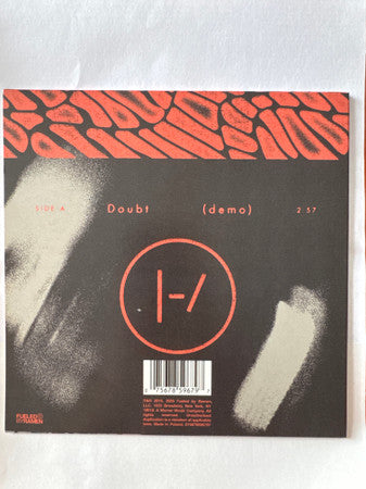 Twenty One Pilots : Doubt (Demo) (7", S/Sided, Single, Etch, Ltd, S/Edition)