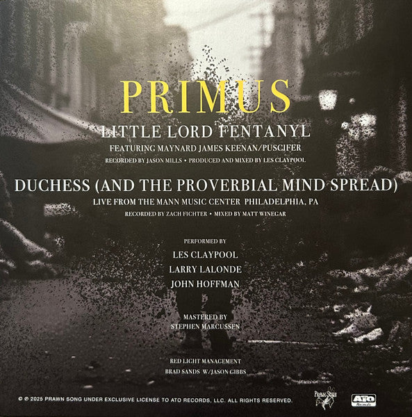 Primus : Little Lord Fentanyl (7", Single, Gol)