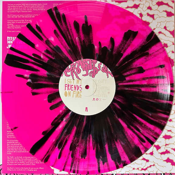 I Set My Friends On Fire : You Can’t Spell Slaughter Without Laughter (LP, Album, Ltd, RE, RP, Pin)