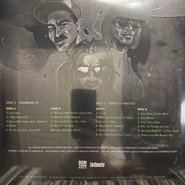 The Cenobites Featuring Kool Keith & Godfather Don : The Cenobites LP (2xLP, Album, Ltd, RE, S/Edition, Gre)