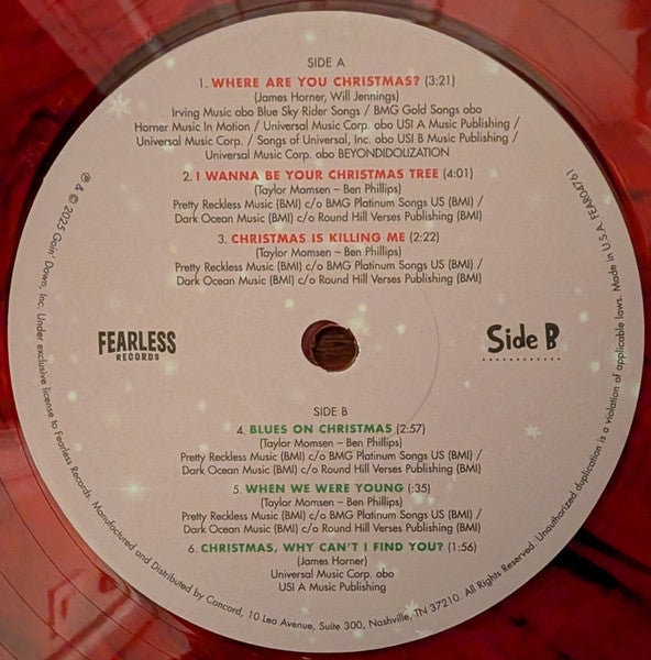 The Pretty Reckless : Taylor Momsen's Pretty Reckless Christmas (12", EP, Ltd, Red)