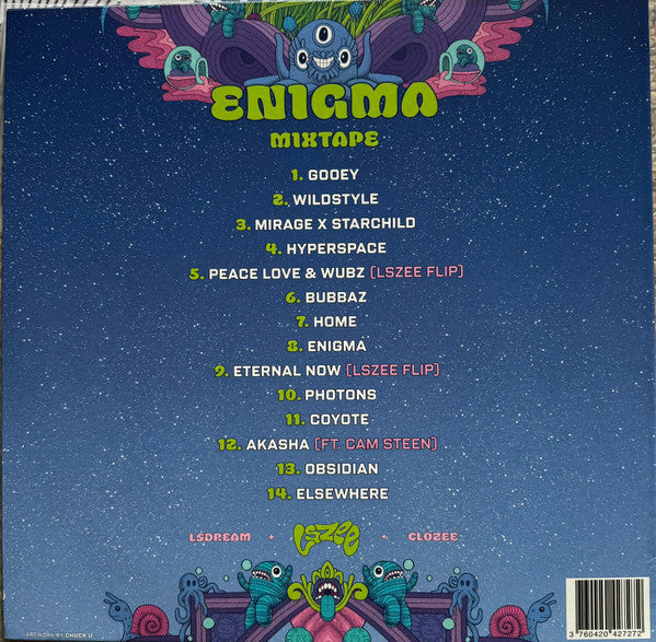 CloZee, LSDREAM : LSZEE : ENIGMA MIXTAPE (12", Mixtape, Pur)