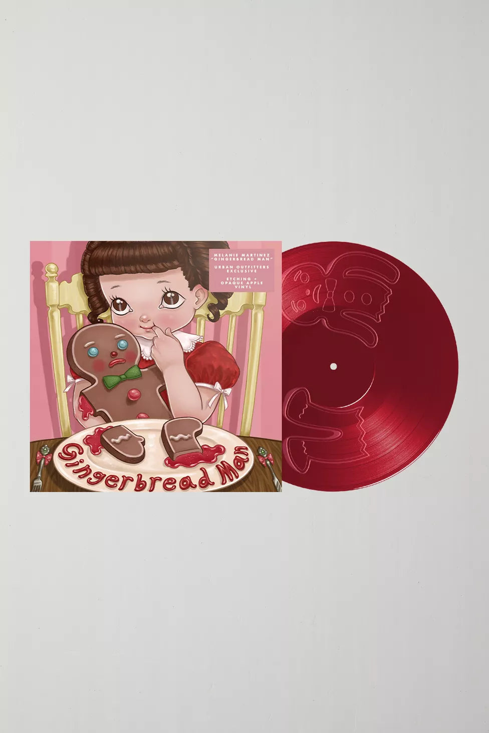 Melanie Martinez - Gingerbread Man Limited Edition Etched Red Apple Vinyl Record LP