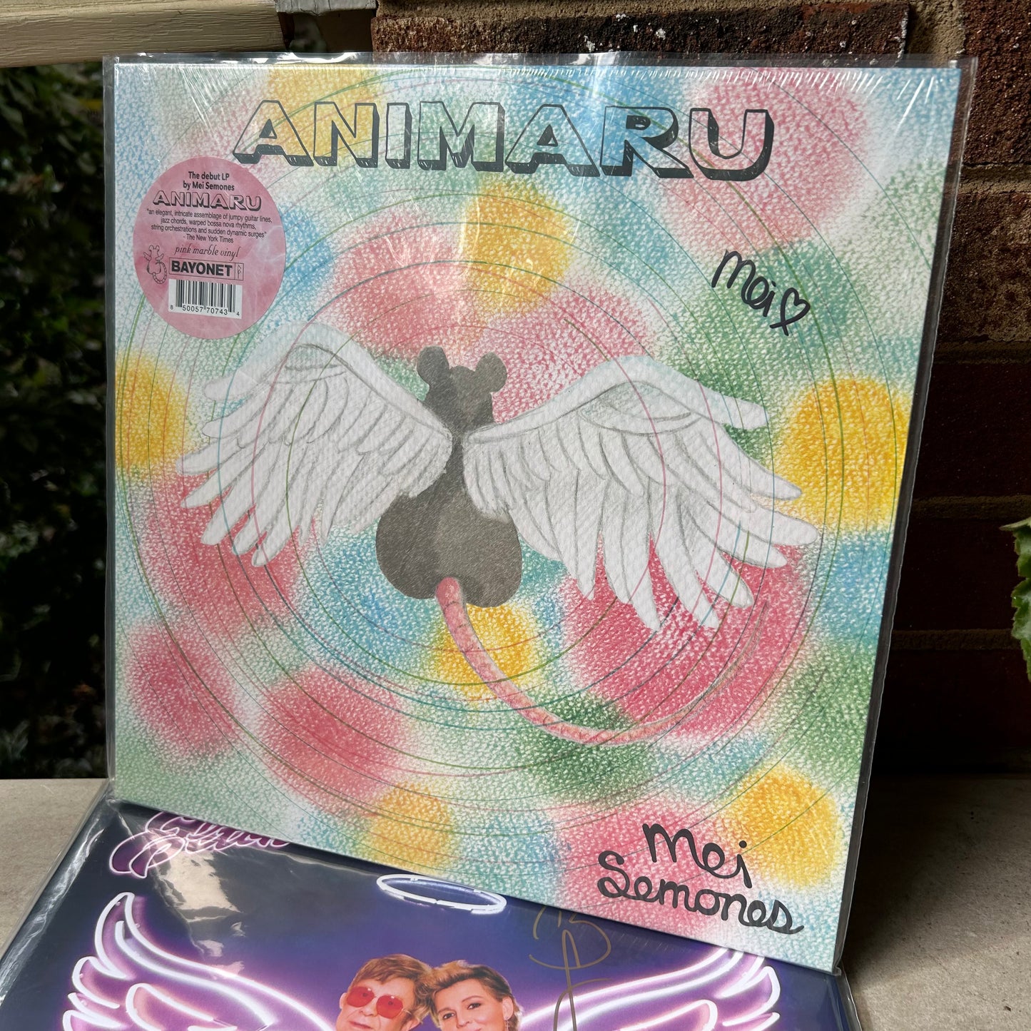 SIGNED Mei Semones - Animaru Limited Edition Marble Vinyl Record LP