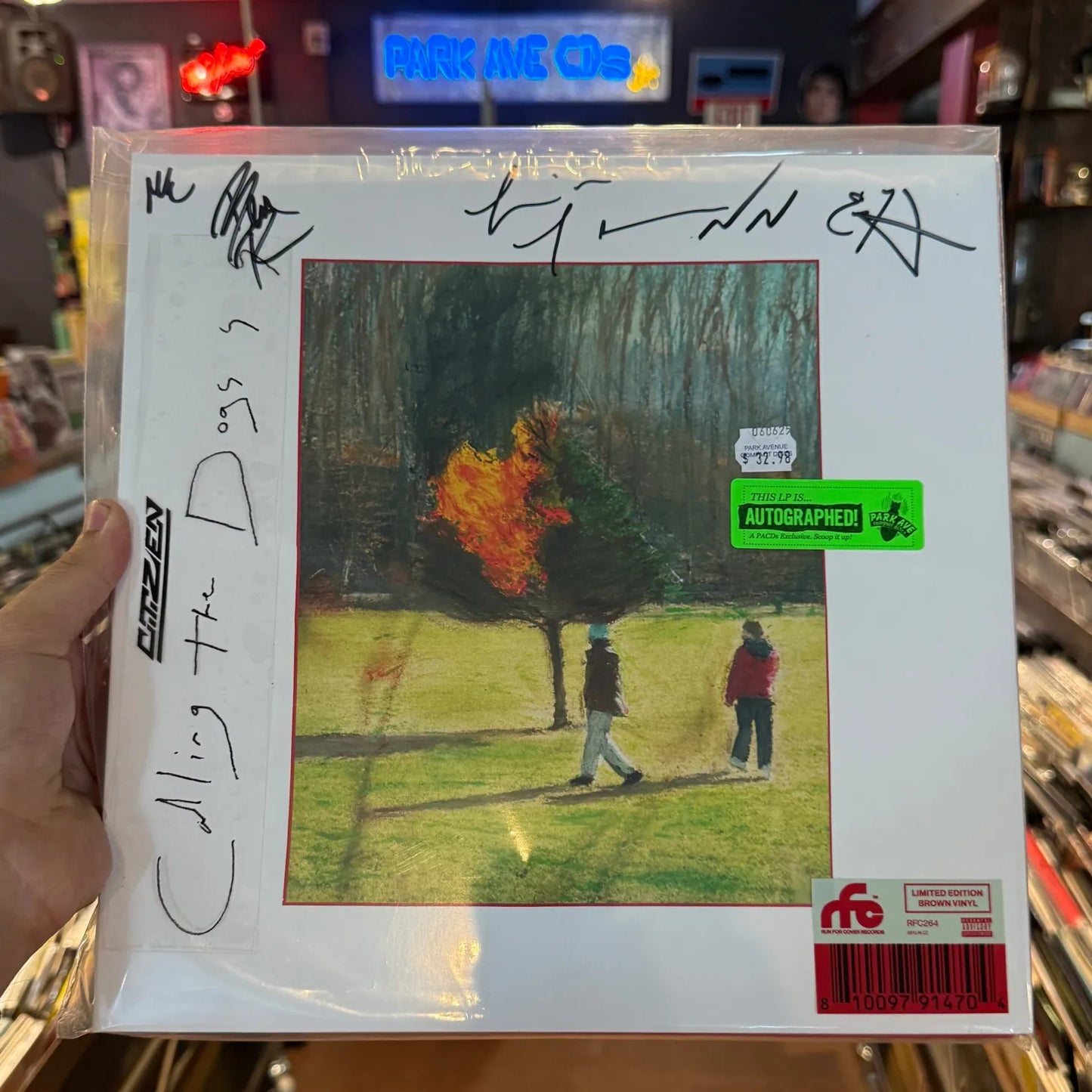 SIGNED Citizen - Calling The Dogs Limited Edition Brown Vinyl Record LP
