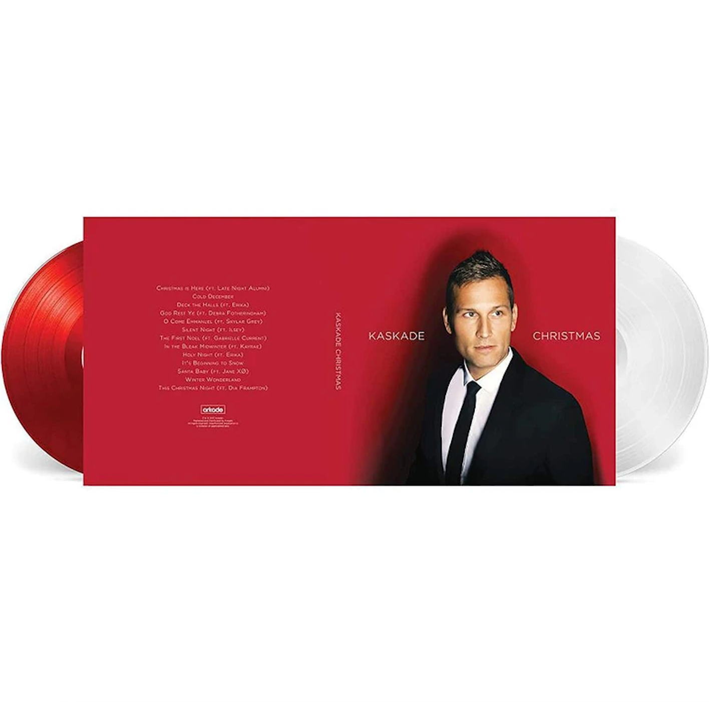 Kaskade - Kaskade Christmas Limited Edition Red + White Vinyl Record 2LP