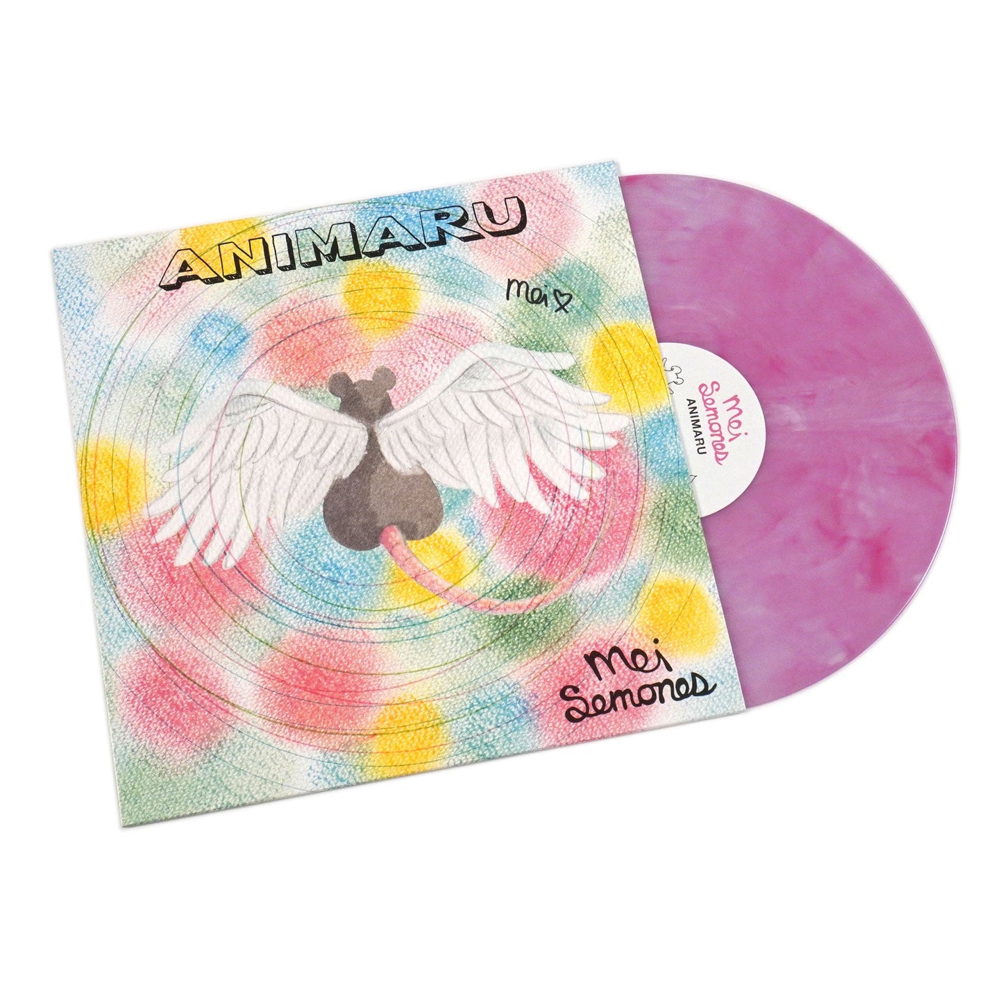 SIGNED Mei Semones - Animaru Limited Edition Marble Vinyl Record LP