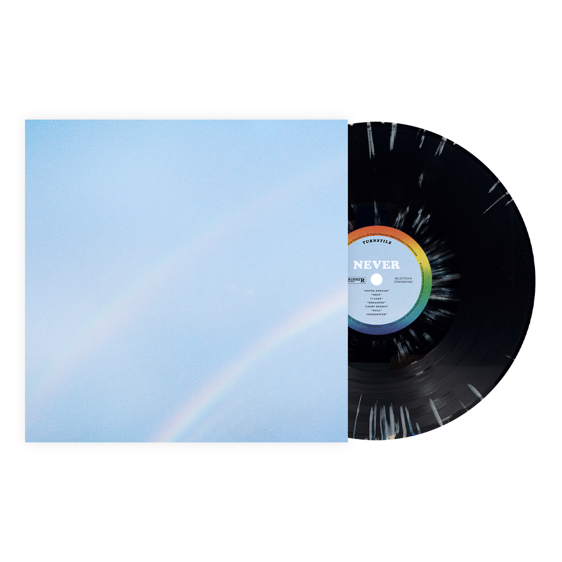 Turnstile - Never Enough Limited "Under The K Bridge" Edition Splatter Vinyl Record LP