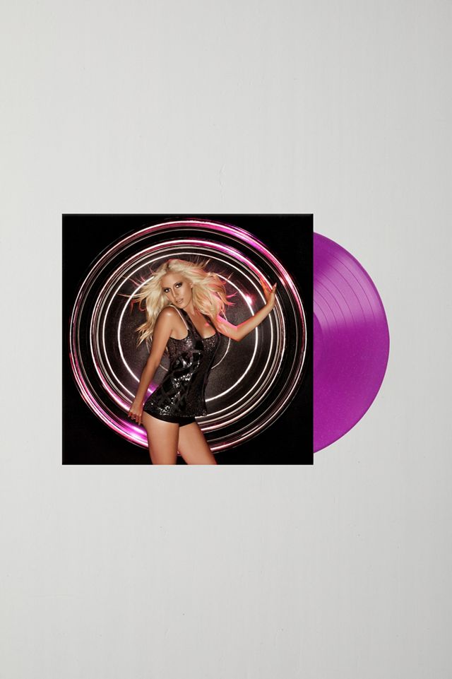 SIGNED Heidi Montag - Superficial Limited Edition Magenta Glitter Vinyl Record LP