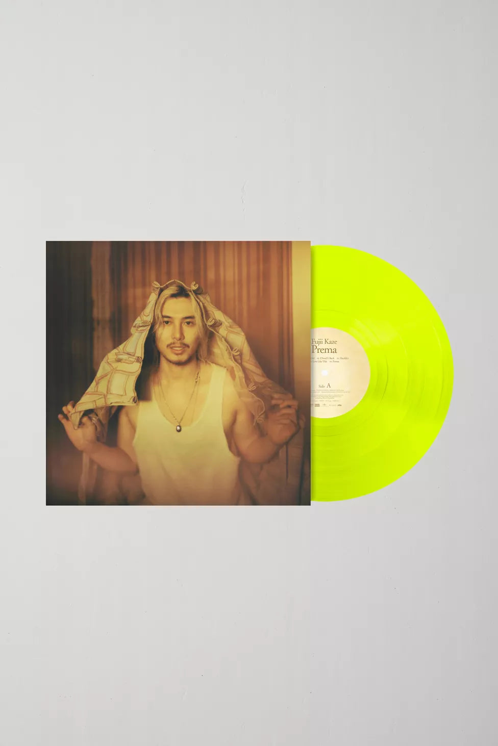 Fujii Kaze - Prema Limited Edition Highlighter Yellow Vinyl Record LP