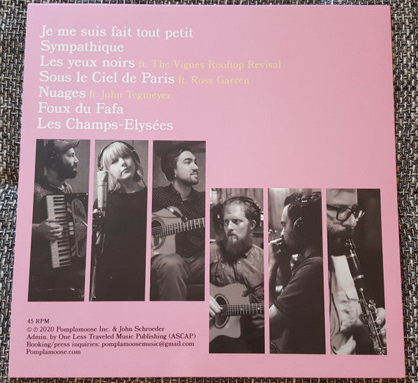 Pomplamoose & John Schroeder* : En Français (12", EP, Ltd)