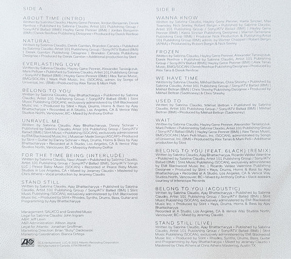 Sabrina Claudio : About Time (LP, Album, RE, Pin)