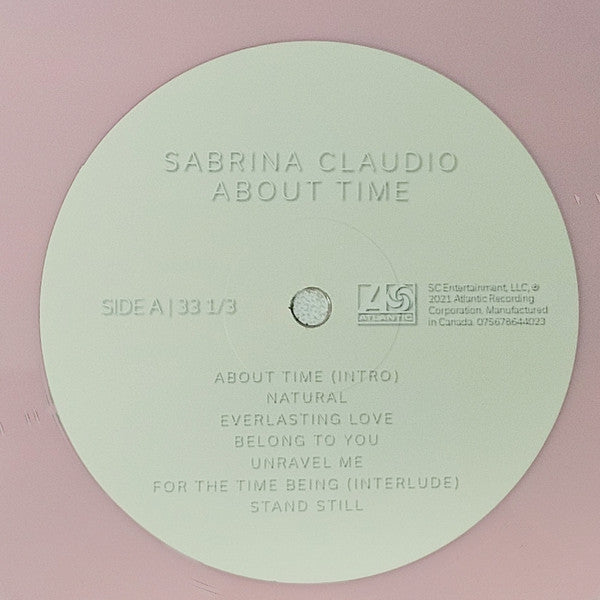 Sabrina Claudio : About Time (LP, Album, RE, Pin)