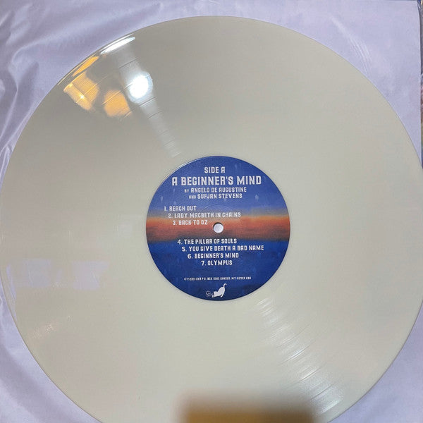 Sufjan Stevens & Angelo De Augustine : A Beginner's Mind (LP, Album, Club, Ltd, Num, Whi)