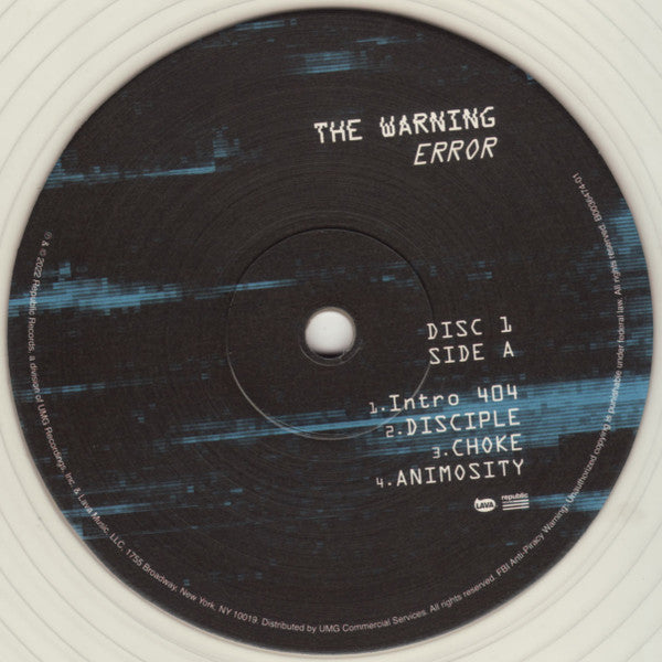 The Warning : Error (LP, Album, Whi + LP, Album, Blu + Album)