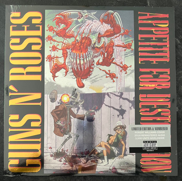 Guns N' Roses : Appetite For Destruction (LP, Album, Ltd, Num, RE, RM)