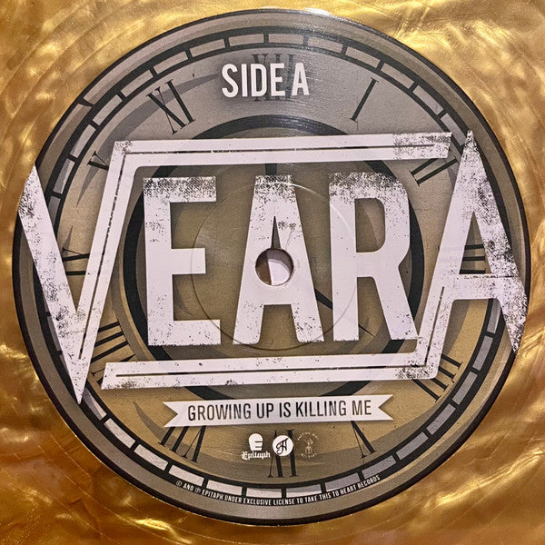 Veara : Growing Up Is Killing Me (LP, Album, Ltd, Gol)