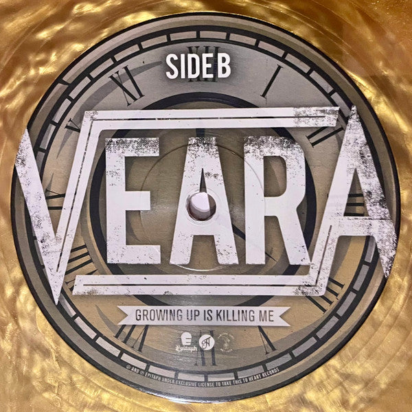 Veara : Growing Up Is Killing Me (LP, Album, Ltd, Gol)