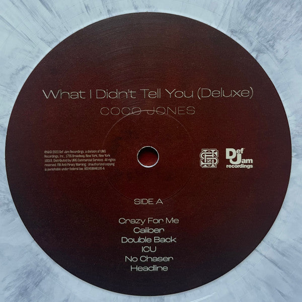 Coco Jones (3) : What I Didn't Tell You (Deluxe) (LP, EP, Dlx, Whi)