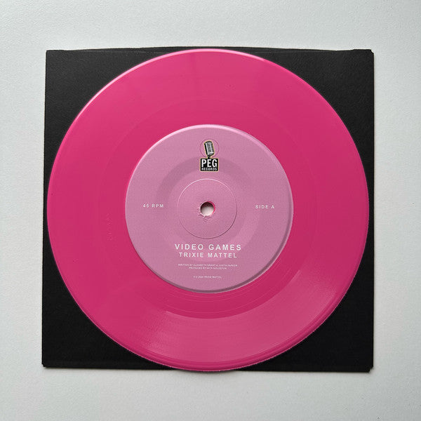Trixie Mattel : Video Games (7", S/Sided, Single, Etch, Ltd, S/Edition, Bub)