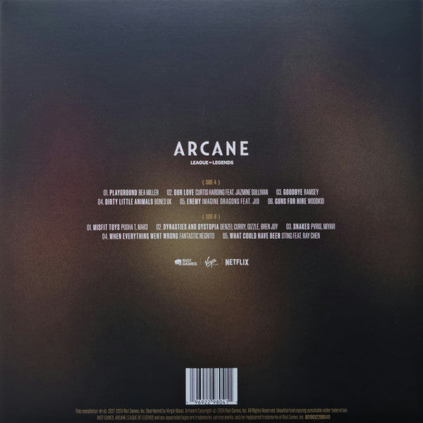 Various : Arcane League of Legends - Season One Soundtrack (LP, Ltd, RE, Pin)