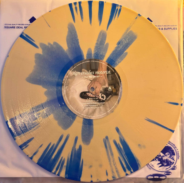 Sign Crushes Motorist : I'll Be Okay (LP, Album, Ltd, RP, Bon)