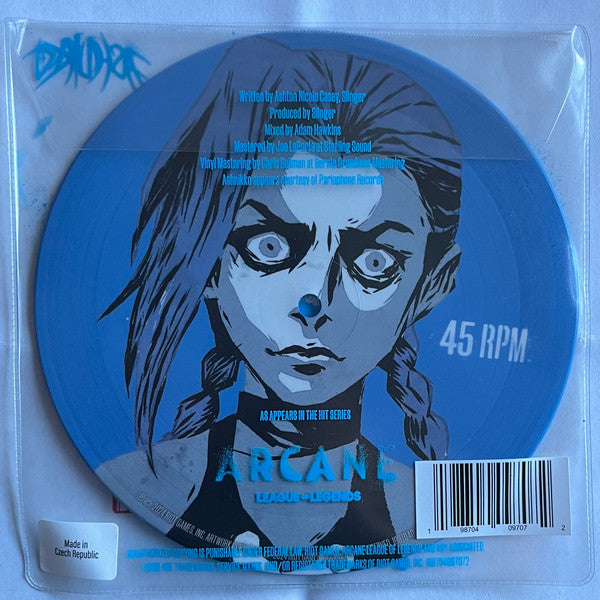 Ashnikko, League of Legends Paint The Town Blue (7", Single, Pic, Bl Quick Records
