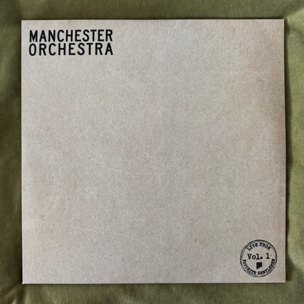 Manchester Orchestra : Live From Favorite Gentlemen Vol. 1 (3xLP, Ltd)