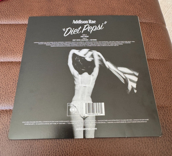 Addison Rae : Diet Pepsi (7", Single, Red)
