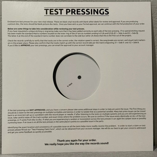 Blu (2), Evidence (2) : Los Angeles (LP, Ltd, TP)