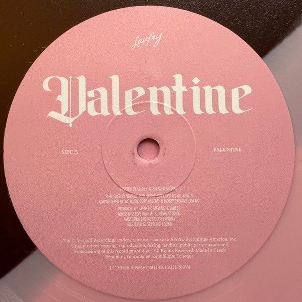 Laufey (2) : Valentine (7", Shape, Single, Ltd, RE, Cho)
