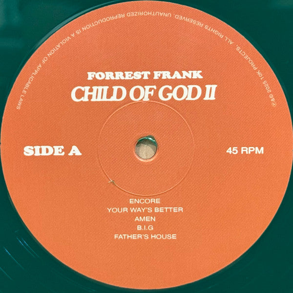Forrest Frank : Child Of God II (2xLP, Album, Gre)
