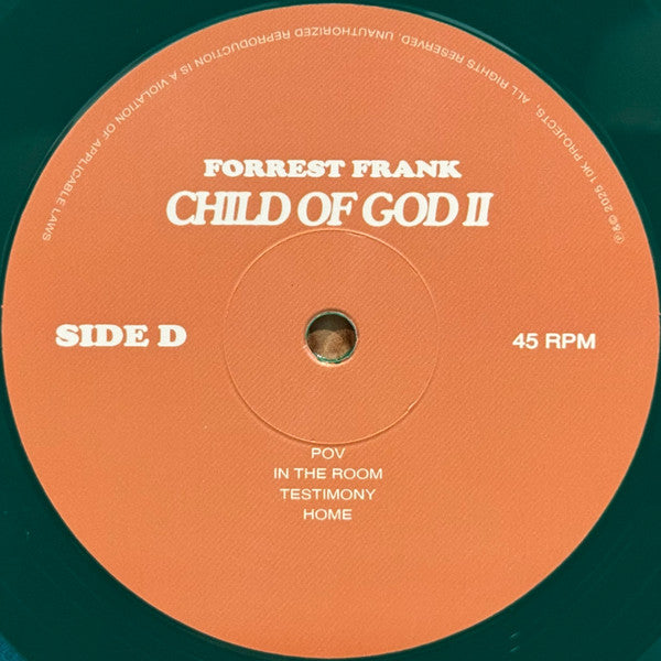Forrest Frank : Child Of God II (2xLP, Album, Gre)