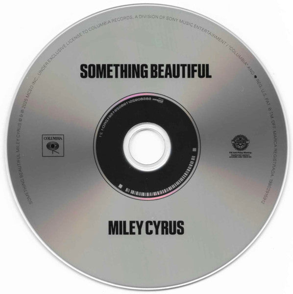 Miley Cyrus : Something Beautiful (CD, Album)