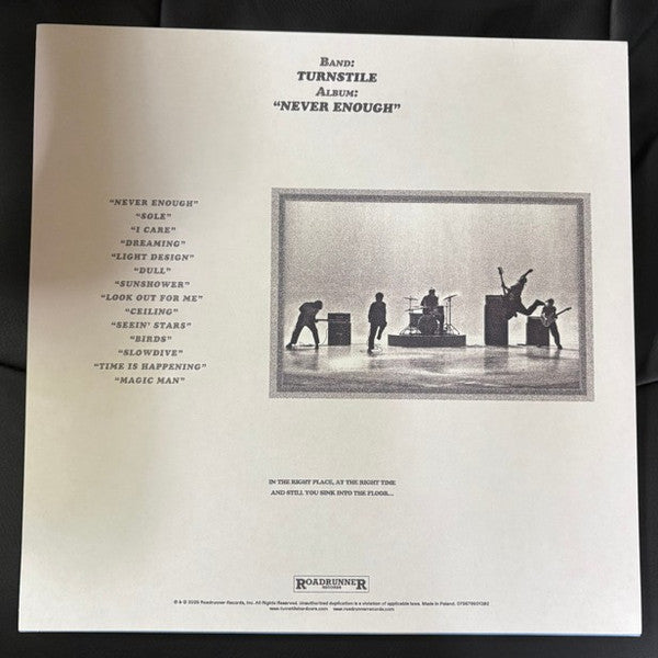 Turnstile (2) : Never Enough (LP, Ltd, Pin)
