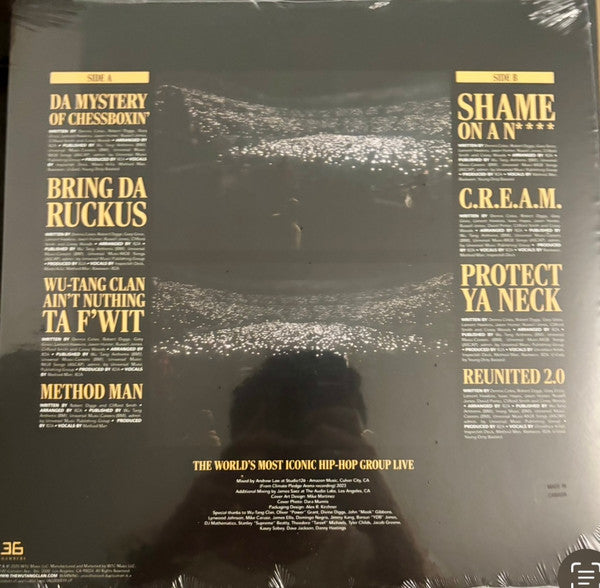 Wu-Tang Clan : Enter The Wu-Tang (36 Chambers) (Live From the N.Y. State Of Mind Tour At Climate Pledge Arena) (LP, Ltd, Tour, Bla)