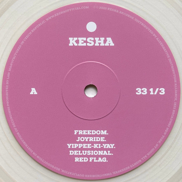 Kesha : . (LP, Album, Whi)