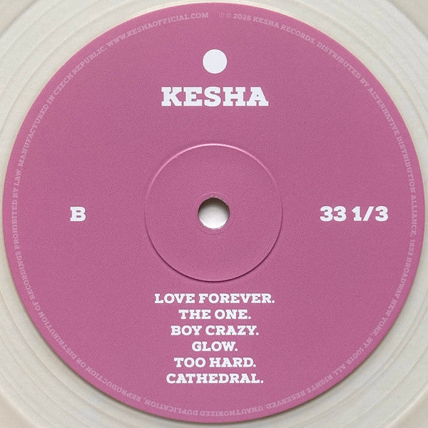 Kesha : . (LP, Album, Whi)