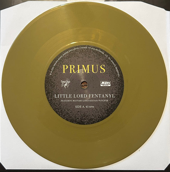 Primus : Little Lord Fentanyl  (7", Single, Gol)