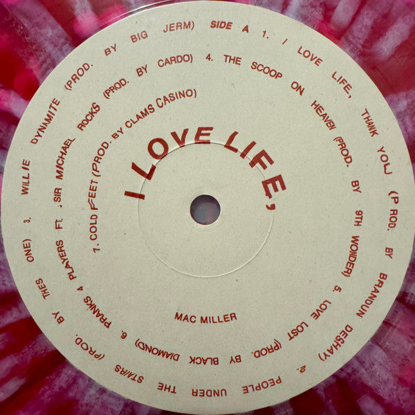 Mac Miller : I Love Life, Thank You (LP, Ltd, Mixtape, RE, Red)