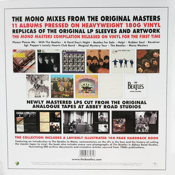 The Beatles : The Beatles In Mono (LP, Album, Mono, RE, 180 + LP, Album, Mono, RE, 18)