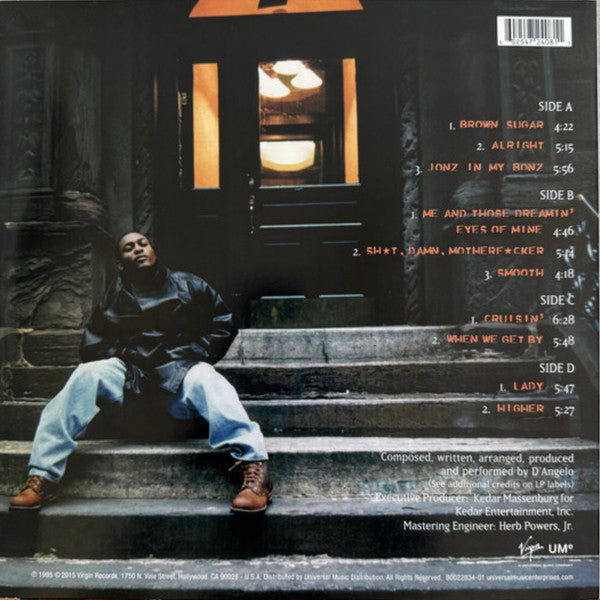 D'Angelo : Brown Sugar (LP, Tra + LP, Opa + Album, Ltd, RE, RP, 30t)