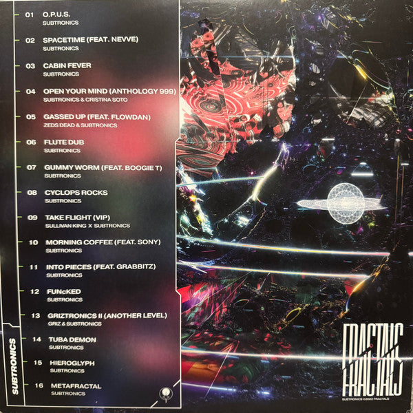 Subtronics : Fractals (LP, Album, Ltd, Cle)