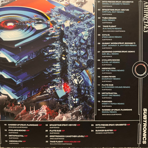 Subtronics : Antifractals (LP, Album, Ltd, Cle)